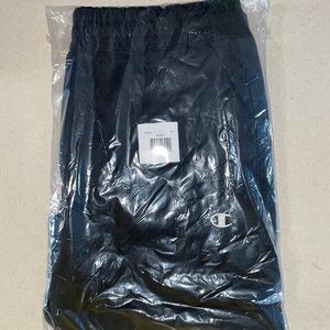 Champion Mens Sweatpants L Sueded Fleece Joggers Black Size L A0700
